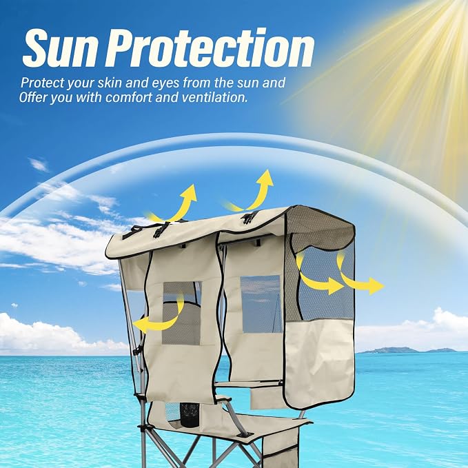 Chair canopy with UV protection