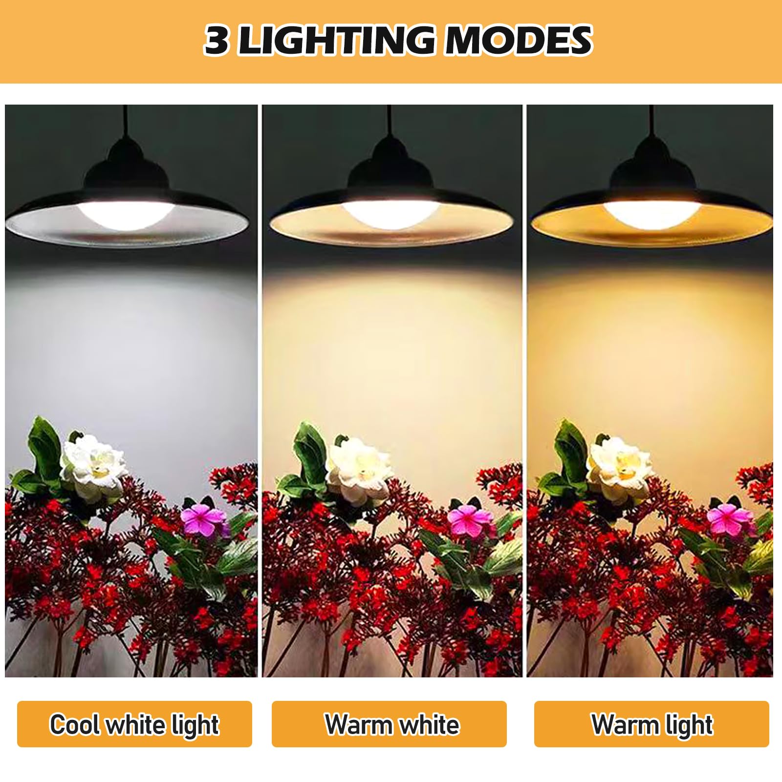 Lampe Solaire Suspendue Extérieur/Intérieur – Télécommande, 3 Températures, IP65, 5m Câble