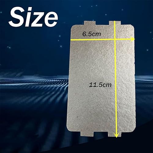 Miniatura 2 de 10 piezas de horno de microondas rebanada de mica, cubierta de guía de ondas, hoja de mica universal, parte de reparación de horno de microondas