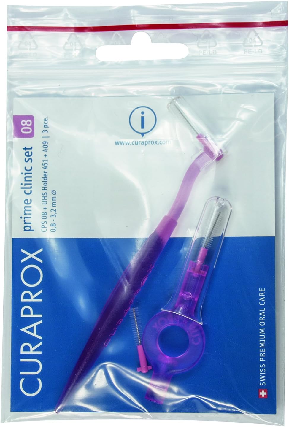 Curaprox Prime Interdental Brushes, Pack of 1 Health