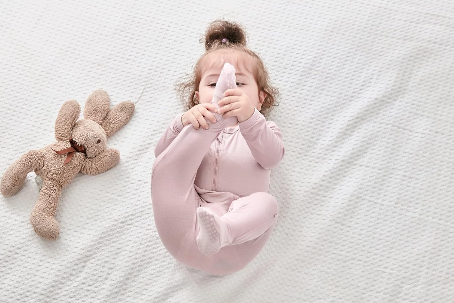 RRP Unisex Baby Footies Pajamas,Rayon Derived From Bamboo,Buttery Soft Sleep 'N Play PJs,2-Way Zipper Closure,0-18 Months - Image 4