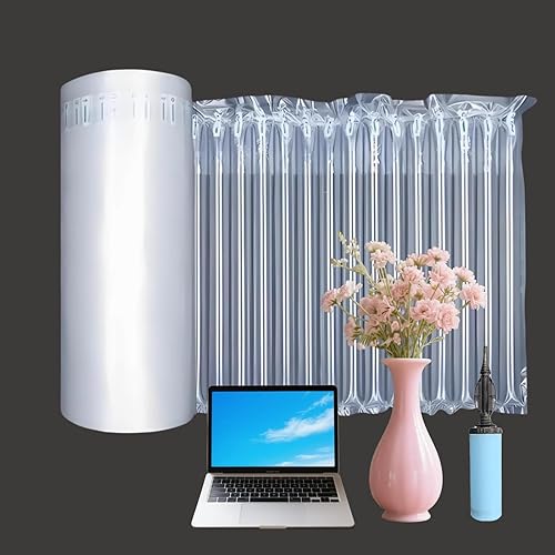 Almohada de aire inflable grande de burbujas de 15.8 pulgadas x 262 pies para envío, embalaje, mudanza, suministros de embalaje ecológicos