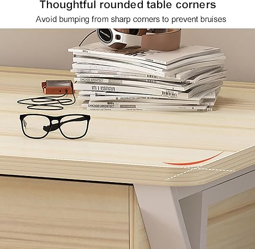 Miniatura 7 de Escritorio para computadora con gabinete y estantería, escritorio de oficina en casa, escritorio de estudio, estación de trabajo con estantes de