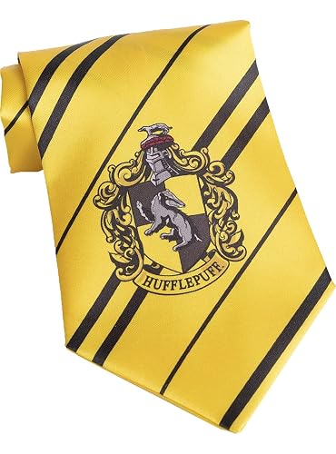 Funidelia Corbata Oficial Hufflepuff Harry Potter para hombre y mujer. Incluye: Corbata de 145 cm de largo.…