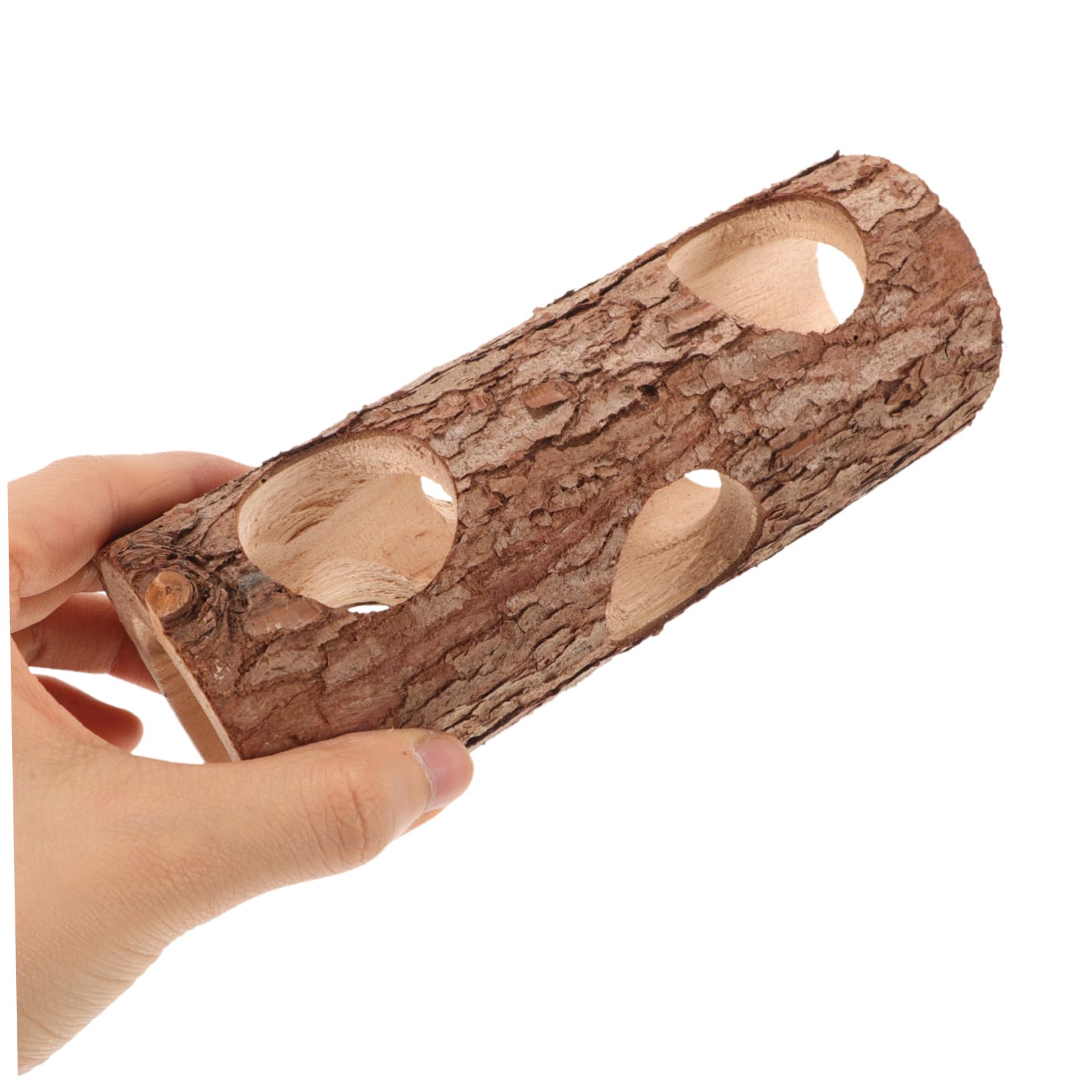 Casa Animali Legno DRESSOOS Tunnel In Legno Per Criceti E - 3
