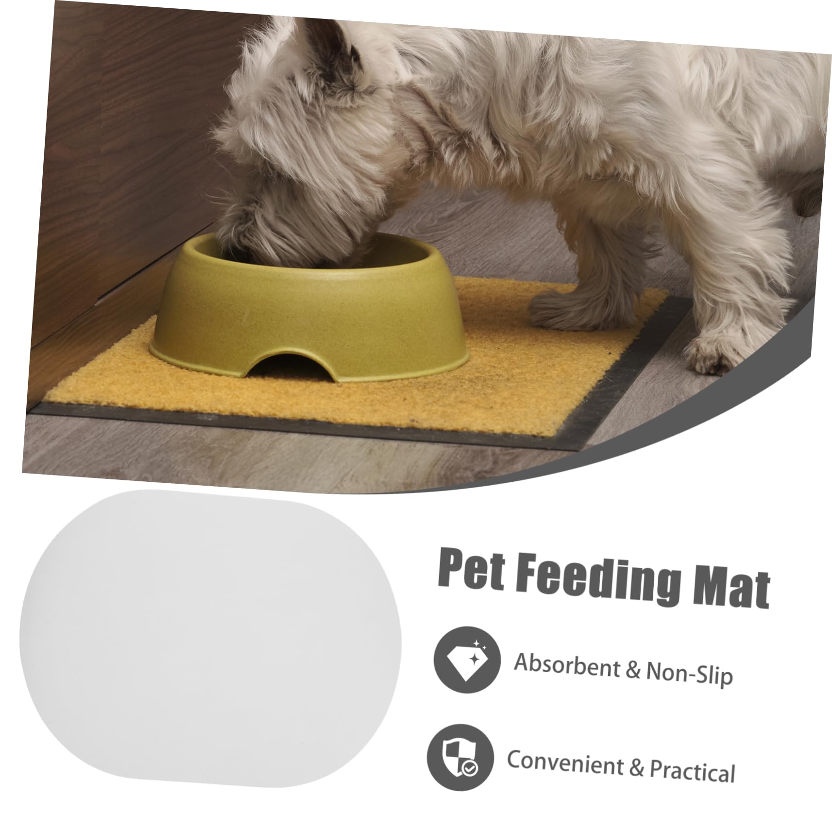 Supvox 5stücke Pet Feeding Mat wasserdichte Saugfähige Futtermatte Für Hunde Und Katzen rutschfest Schnell Trocknend Für Futter Und Wassernäpfe