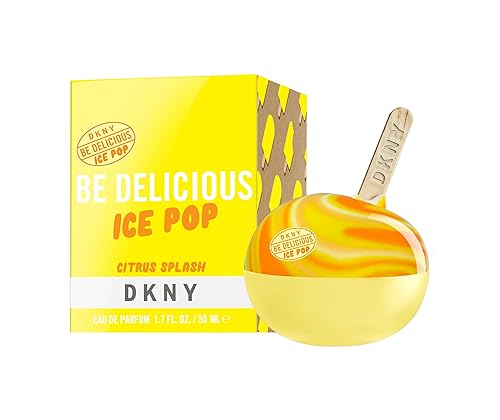 DKNY Be Delicious Ice Pop Eau de Parfum - Perfume en espray para mujer, salpicaduras de cítricos, 1.7 onzas líquidas