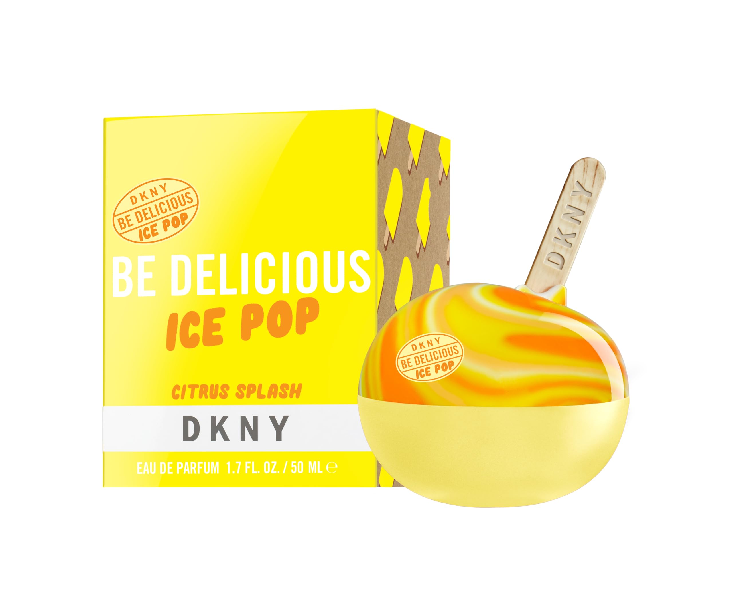 DKNY Be Delicious Ice Pop Citrus Splash, Eau de Parfum für Damen, Blumig-Fruchtiges Parfum, 50 ml