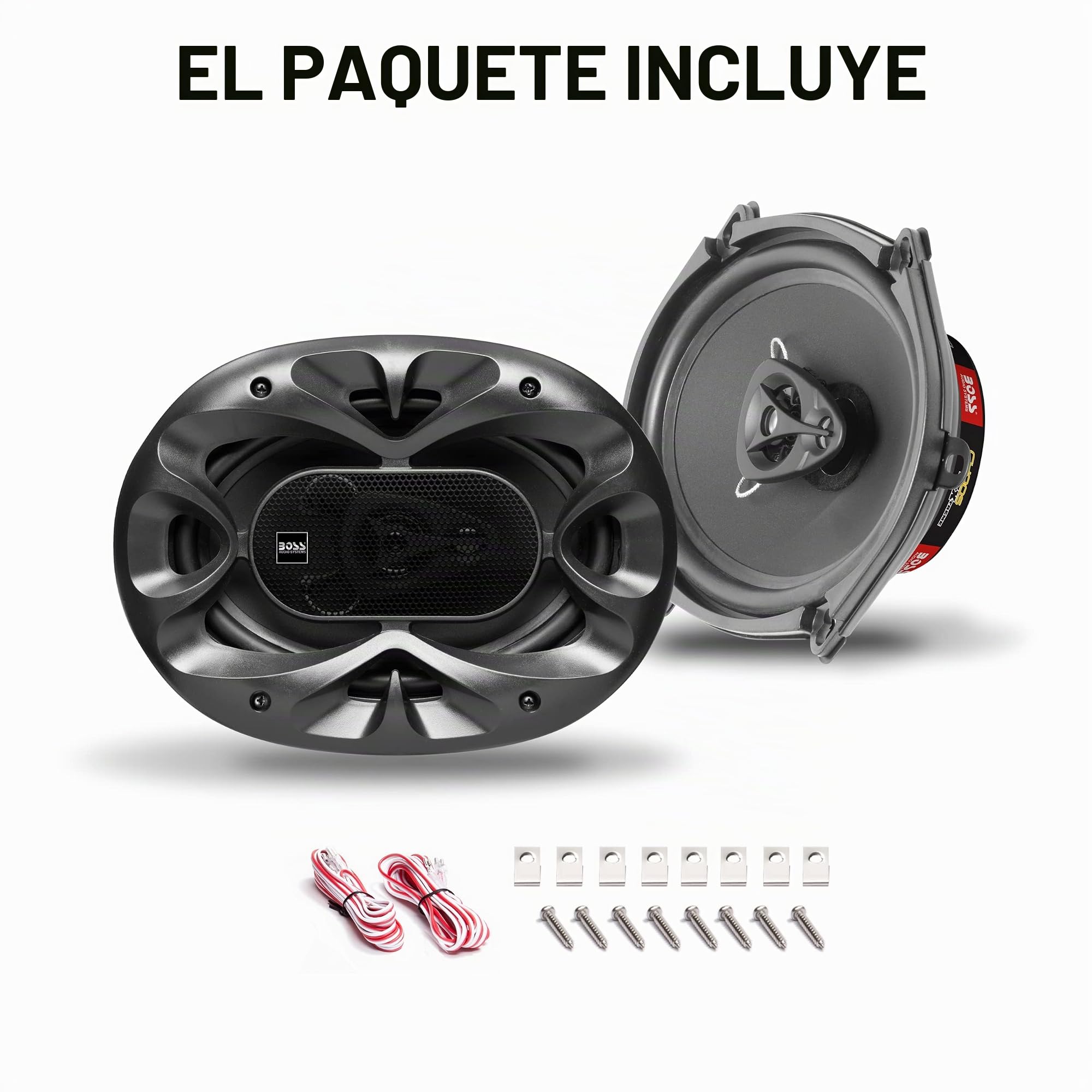 BOSS Audio Systems CH5730B de alta fidelidad Chaotic Series - Altavoces de puerta de 5 x 7 pulgadas - 300 vatios Max, 3 vías