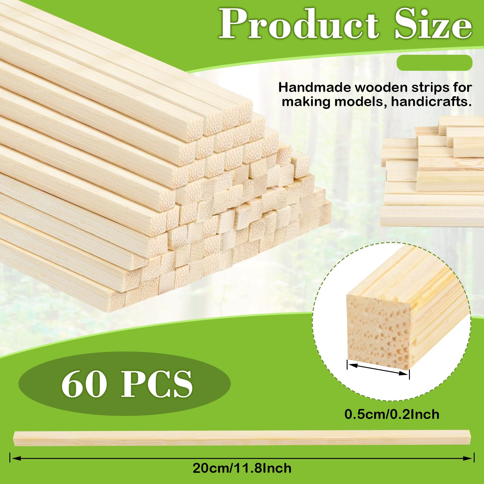 Hemobllo 100 Bastoncini Di Legno Di Tea Tree, 10 Cm, Per Decorazioni Fai Da Te, Artigianato, Matrimoni, Rustici, Naturali
