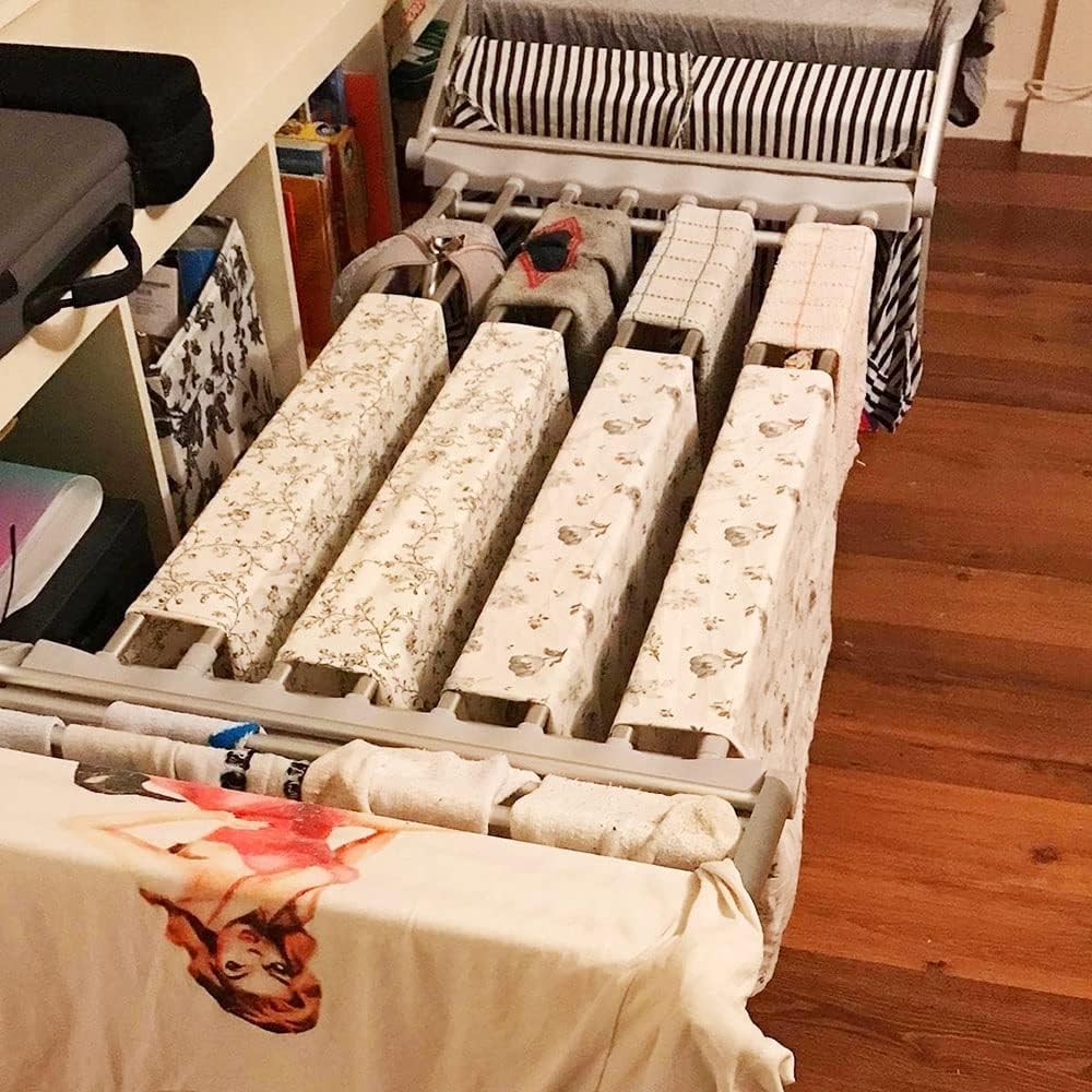 Electric Heated Clothes Airer Dryer - 230W Towel Warmer & Fast Drying Rack for Indoor Use Efficient Clothes Towels & Linens Drying Solution Compact & Portable Design