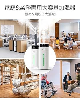Amazon.co.jp: LACIDOLL 加湿器 大容量 20L/最大40畳