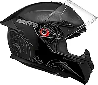 Capacete Masculino Bieffe B12 Imperium Preto Moto Aerofolio