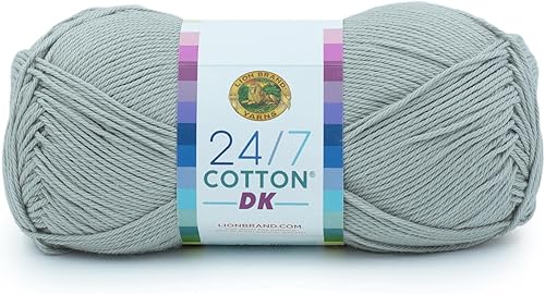 Miniatura 50 de Lion Brand Yarn 24/7 Cotton DK Yarn, Cameo