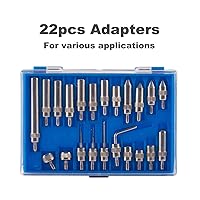 Vista 3 de Indicador de esfera con base magnética ajustable con precisión, brazo largo 0-10mm, medidor profesional 0.01mm