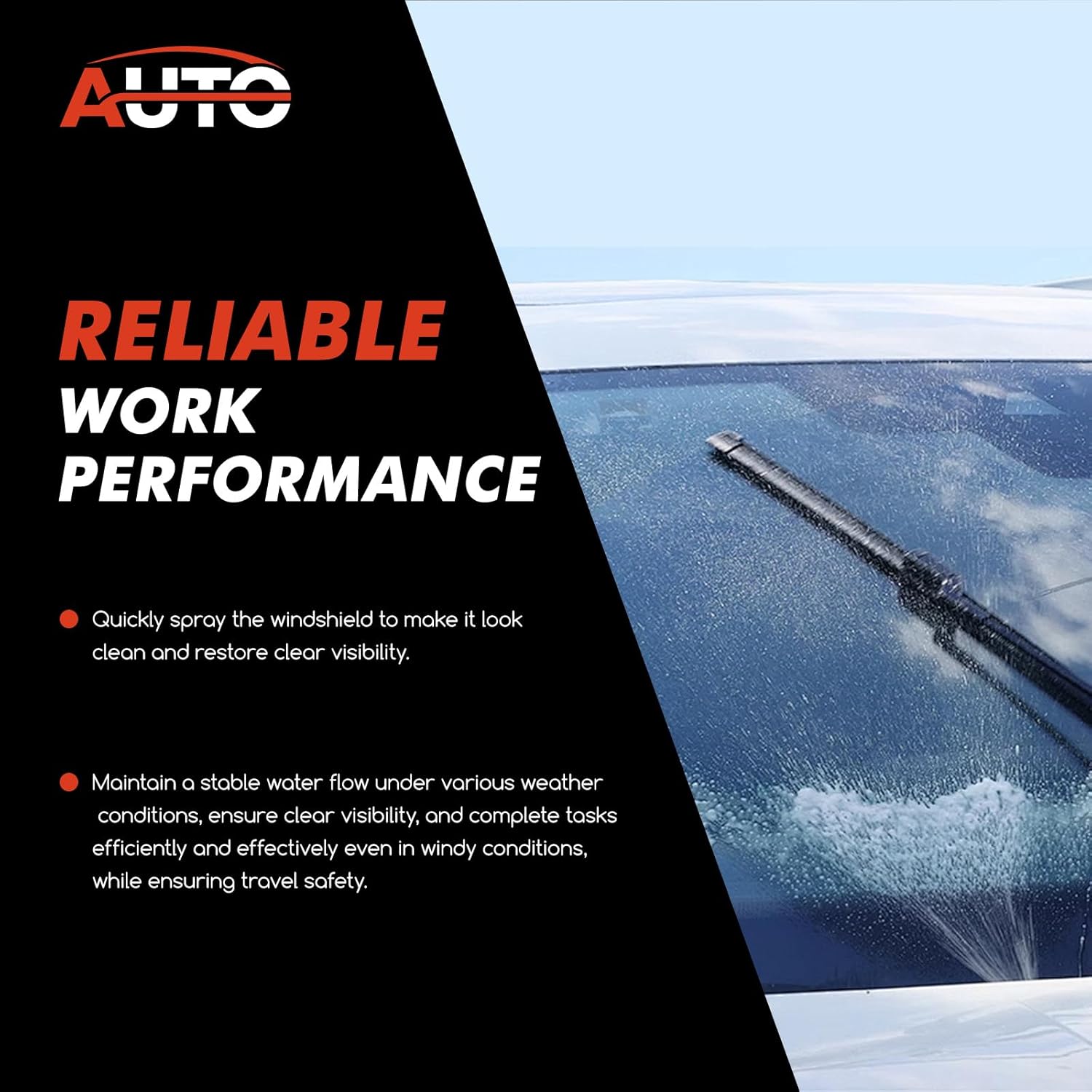 Windshield Washer Nozzle Array Left/Right Replacement for BMW X5 E70 xDrive50i 61667275171