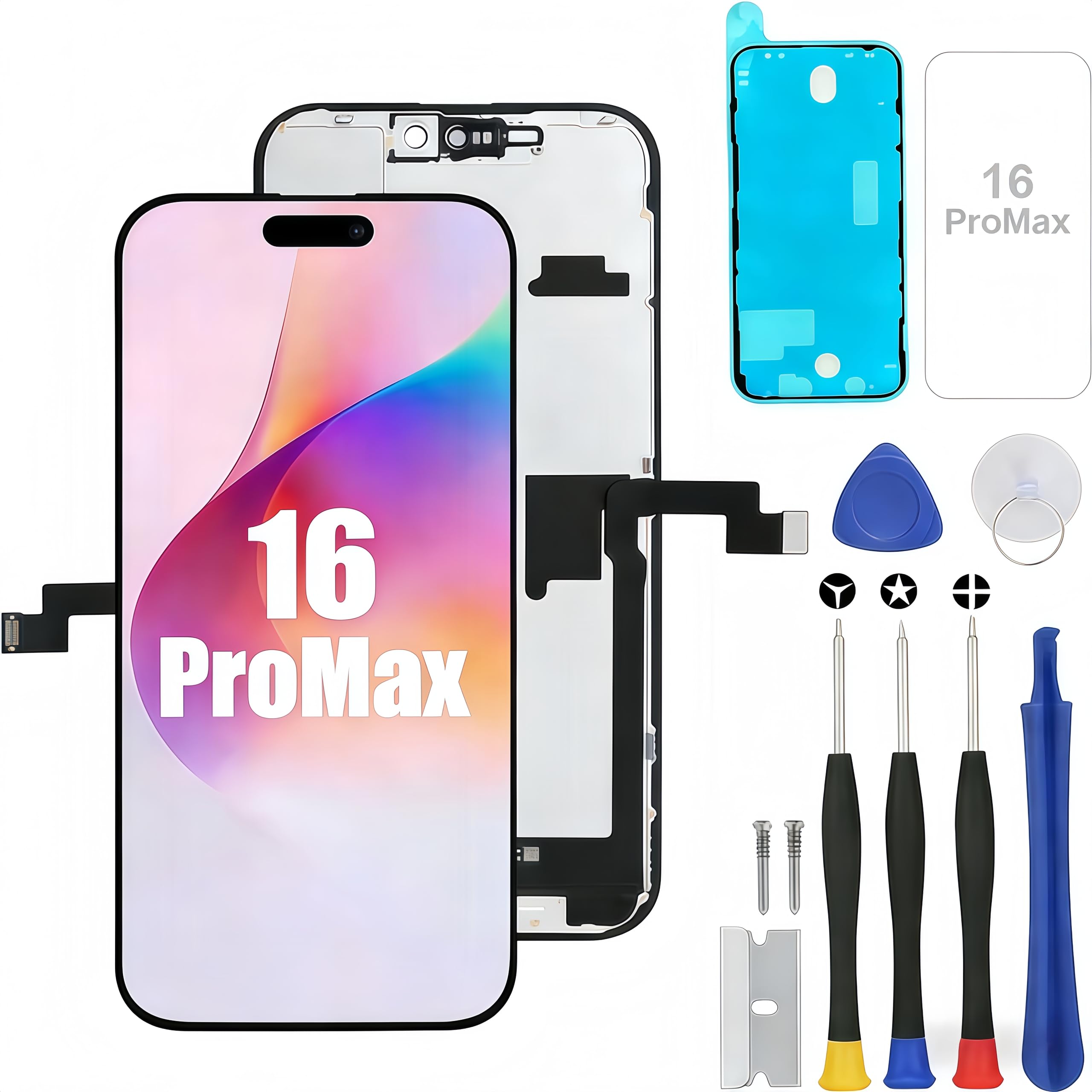 Amazon.com: for iPhone 16promax Screen Replacement Kit Full