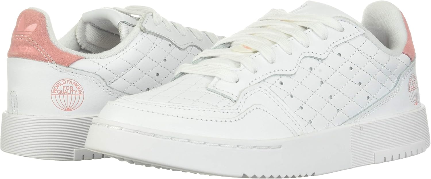 adidas Originals Womens Supercourt Lace Up Sneakers Shoes Casual - White - Size 6.5 B