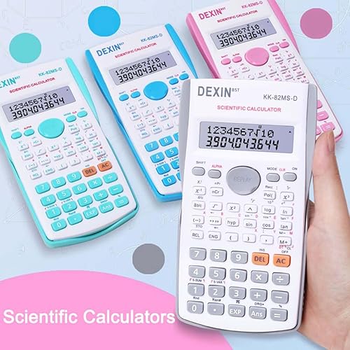 Miniatura 4 de Calculadoras científicas de escritorio, calculadoras científicas para estudiantes, calculadora científica de 240 funciones, 2 líneas, 10+2 dígitos,
