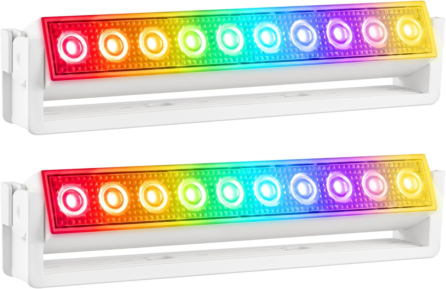 BOBKID Rechargeable Pool Lights for Inground Above Ground Pool, IP68 Waterproof Underwater Submersible Light with Remote, 7 RGB Color LED Light for Pond Bathtub Aquarium Garden Decoration, 2 Pack