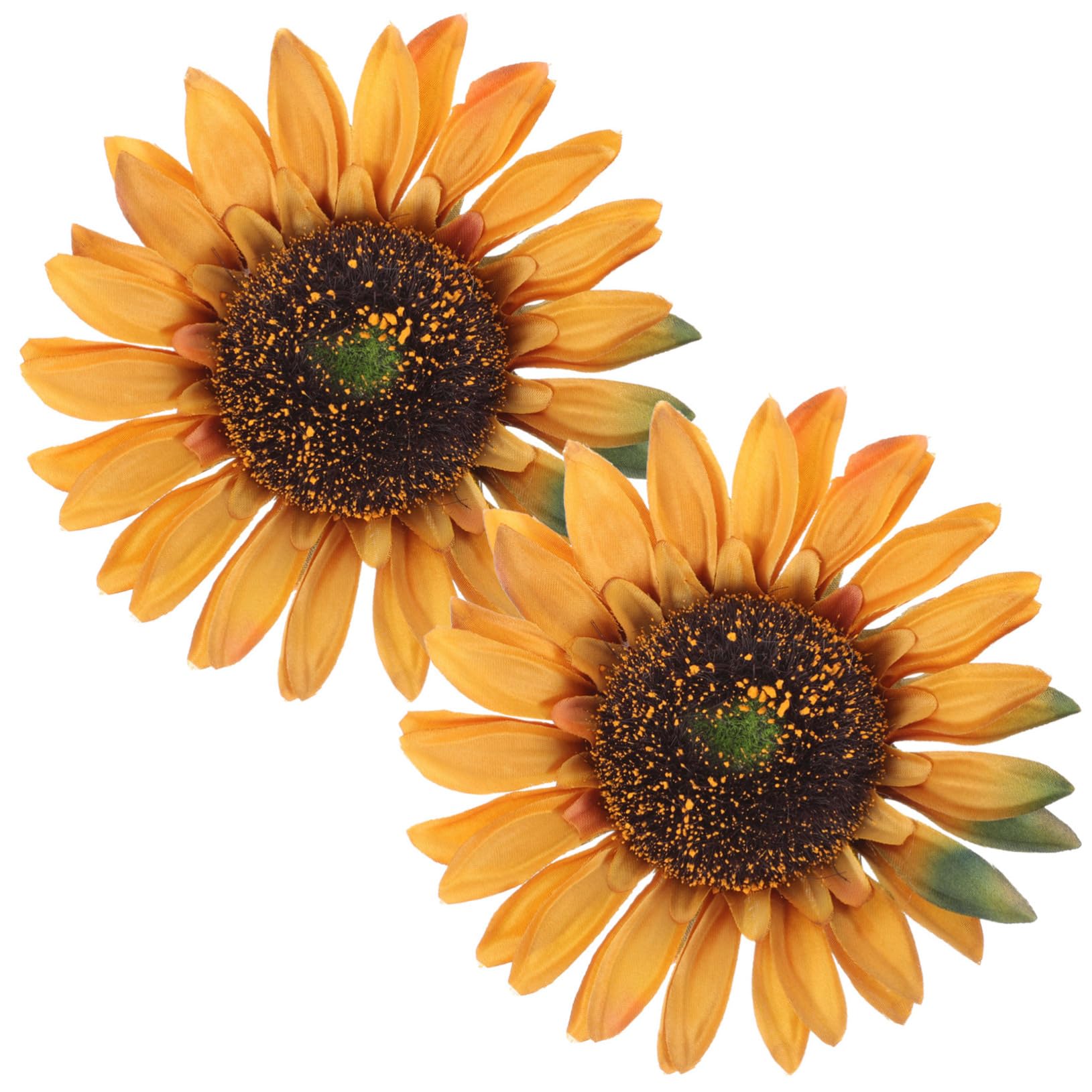 ABOOFAN 4 Sets Vorhang-Raffhalter Mit Sonnenblumen-Design Quasten Für Wohnzimmer Gardinenhalter Clips 2 Stück X 4