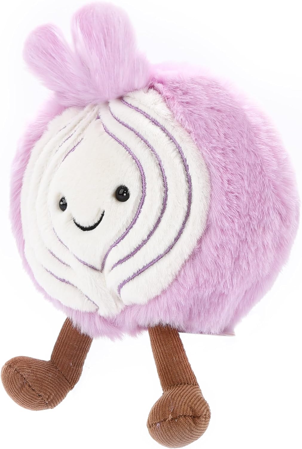 Onion Stuffed Vegetables, 5.51 inches Tall, a Lively and Adorable Onion Vegetable Plush Toy that is Perfect for Companionship or Gift-Giving - a Classic Children's Gift.
