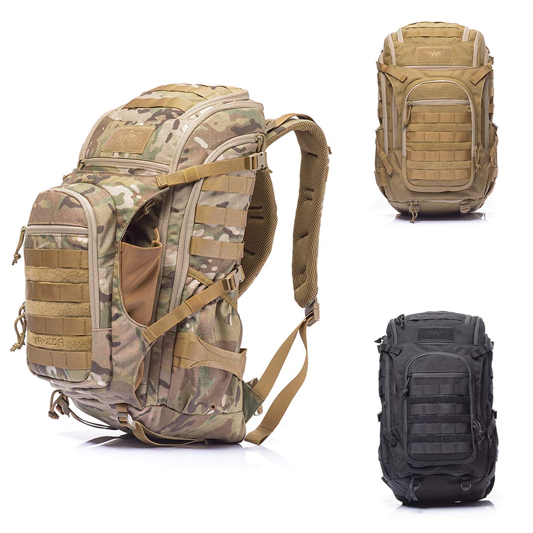 Plecak turystyczny Molle Outdoor Tactical Backpack 1000D Nylon Daypack Torba na plecak na piesze wycieczki