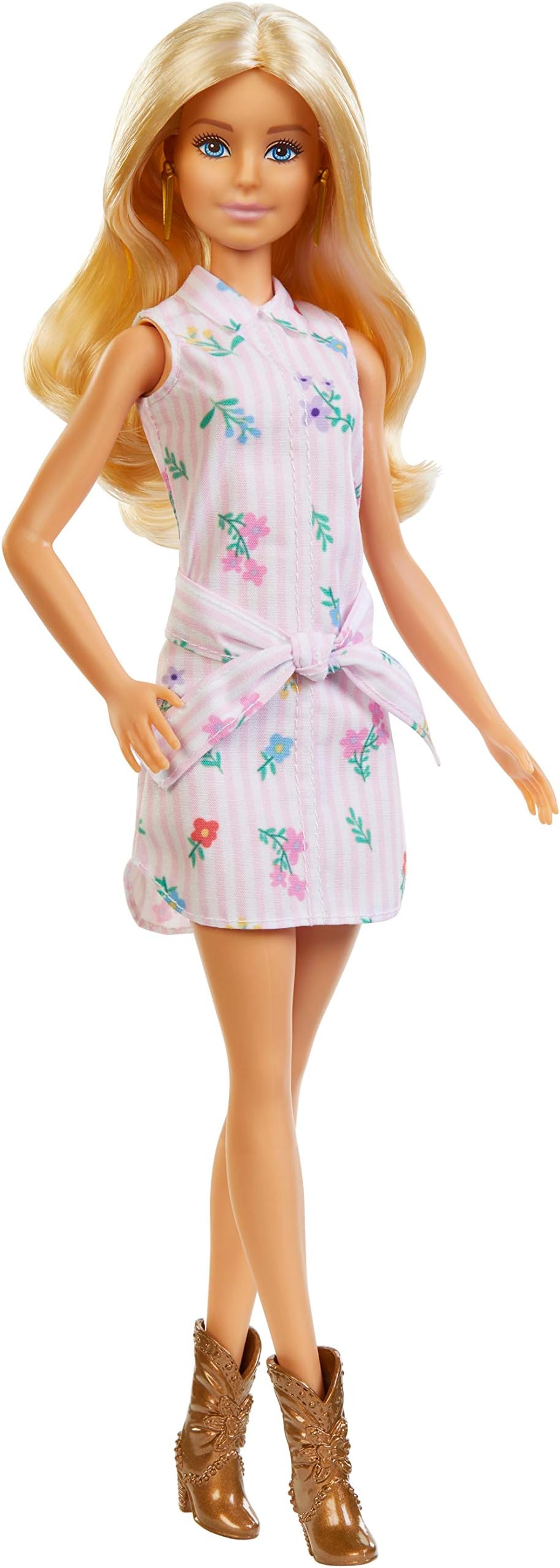 Barbie FXL52 FASHIONISTAS DOLL - PINK DRESS AND BOOTS