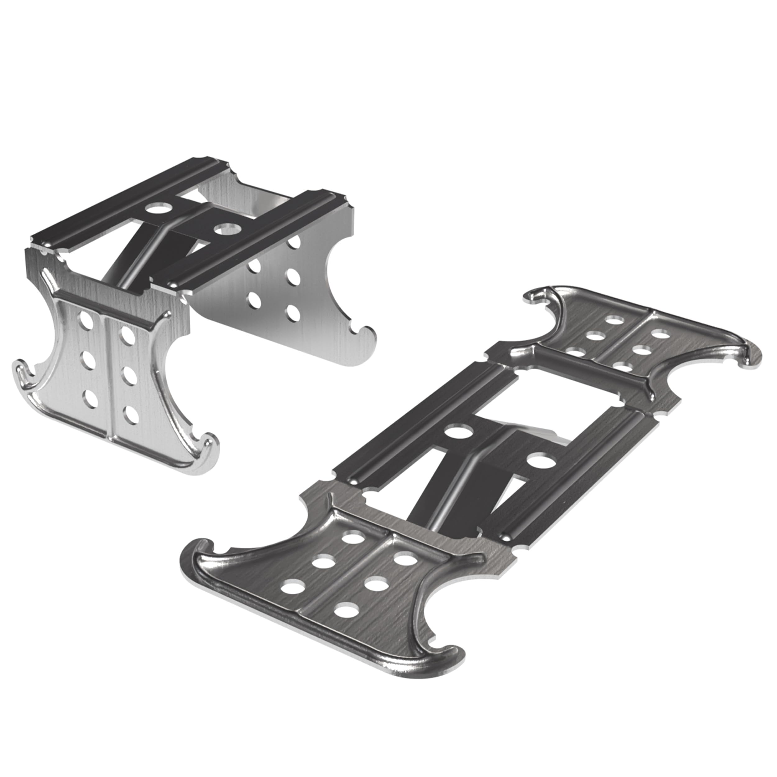 doitBau Kreuzverbinder CD Profil – Deckenprofil Verbindung – passgenaue Montagehilfe – 4,7 x 6,8 x 4,7 cm, 0,8 mm Stahl – 500 Stück für Gipskartondecken und Trockenbau