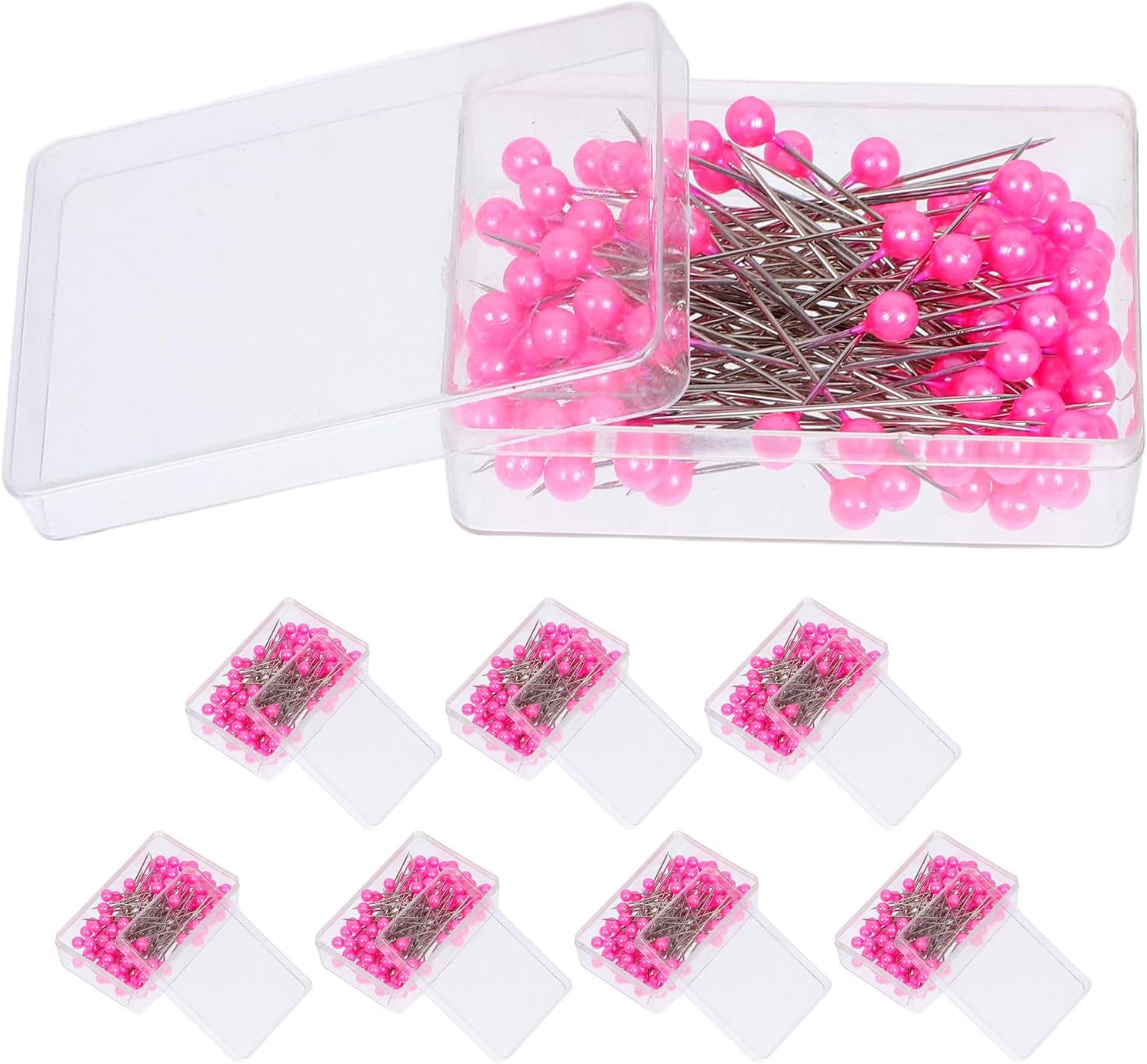 800pcs Metal Ball Head Pins with Strong Needle for Jewelry Making and Hairpins, for Crafting and Dressmaking, Secure Findings and Embellishing Accessories