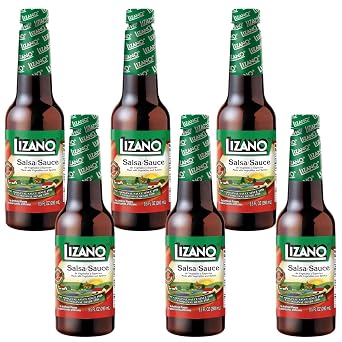 Sauce 9.46 oz Pack of 6 Salsa Lizano for Cooking and Marinades Medium Flavor Spicy Salsa Avocado Style Condiment Costa Rican Inglesa