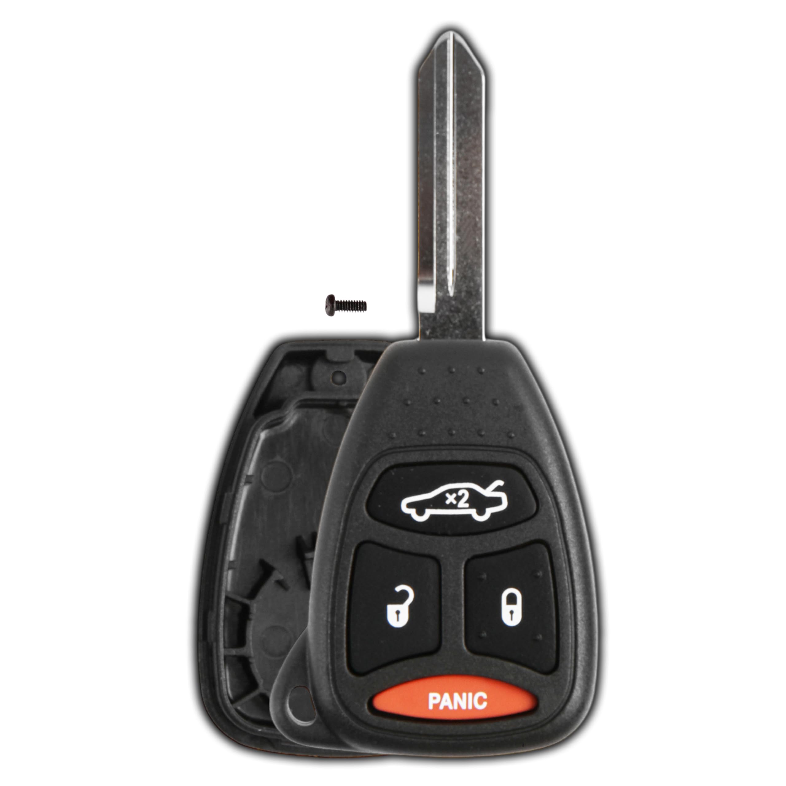 Mando de coche KeylessOption KOBDT04A carcasa de repuesto negra 8