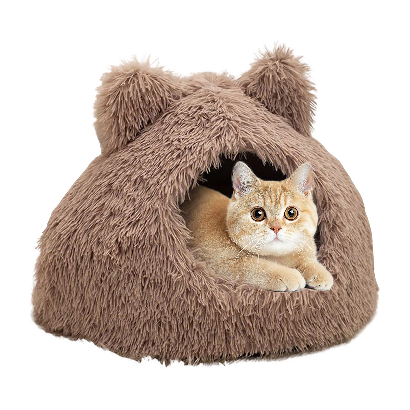 Niche pour chiot et chat pour offrir un nid protecteur en hiver
