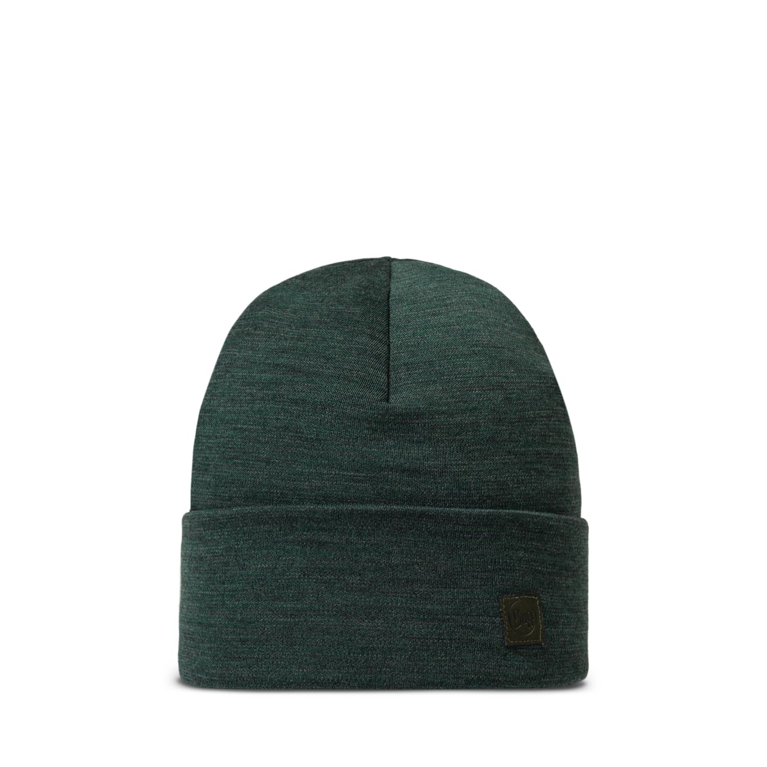 Buff| Merino Heavyweight Beanie Hat Man Woman Adult, Multifunctional Scarf, 100% Merino Wool, Trekking, Outdoor, Sustainable, Thick, One Size, Green