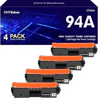 CMYBabee Compatible Toner-Cartridge Replacement for HP 94A CF294A for HP M118dw MFP M148dw M148fdw M149fdw M118 M148 M149 Toner Ink Printer (Black, 4-Pack)
