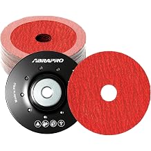 4.5" x7/8" Ceramic Resin Fiber Sanding Discs 36 Grit -25Pcs