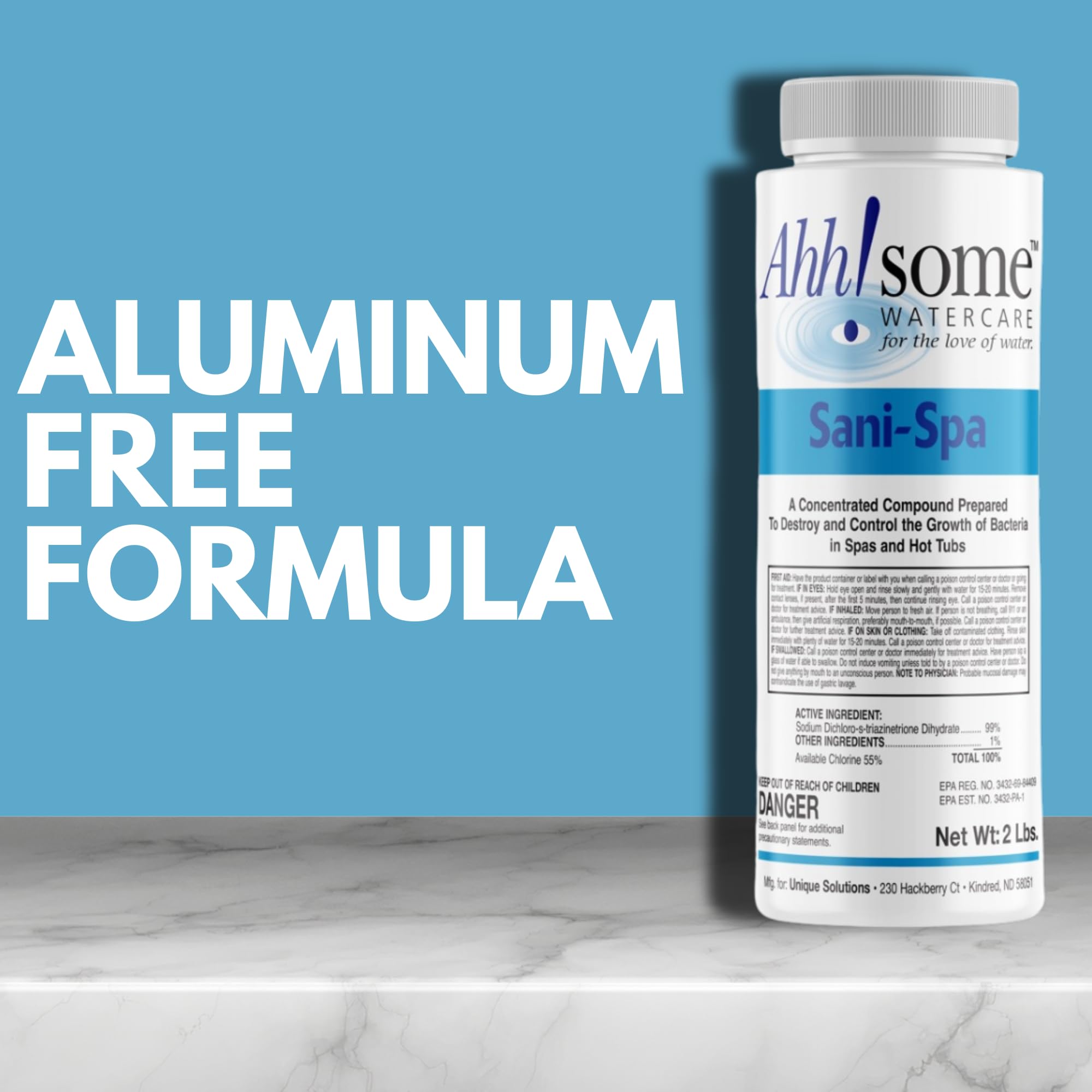 Amazon.com : AhhSome Water Care Sani-Spa Hot Tub Chlorine Granules