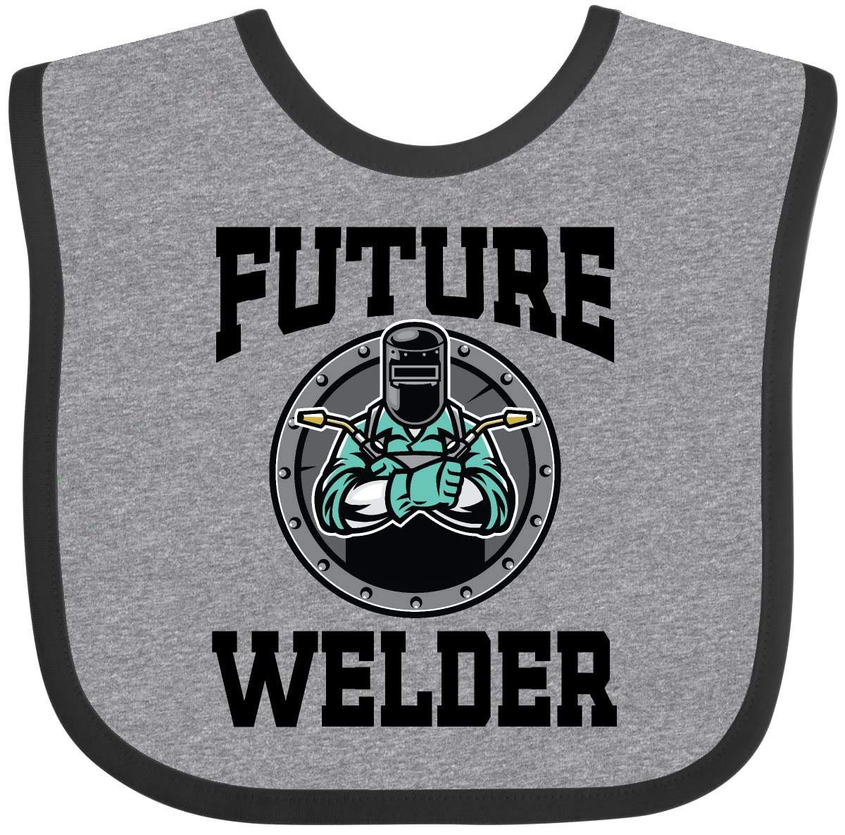 inktastic Welding Future Welder Baby Clothes Baby Bib