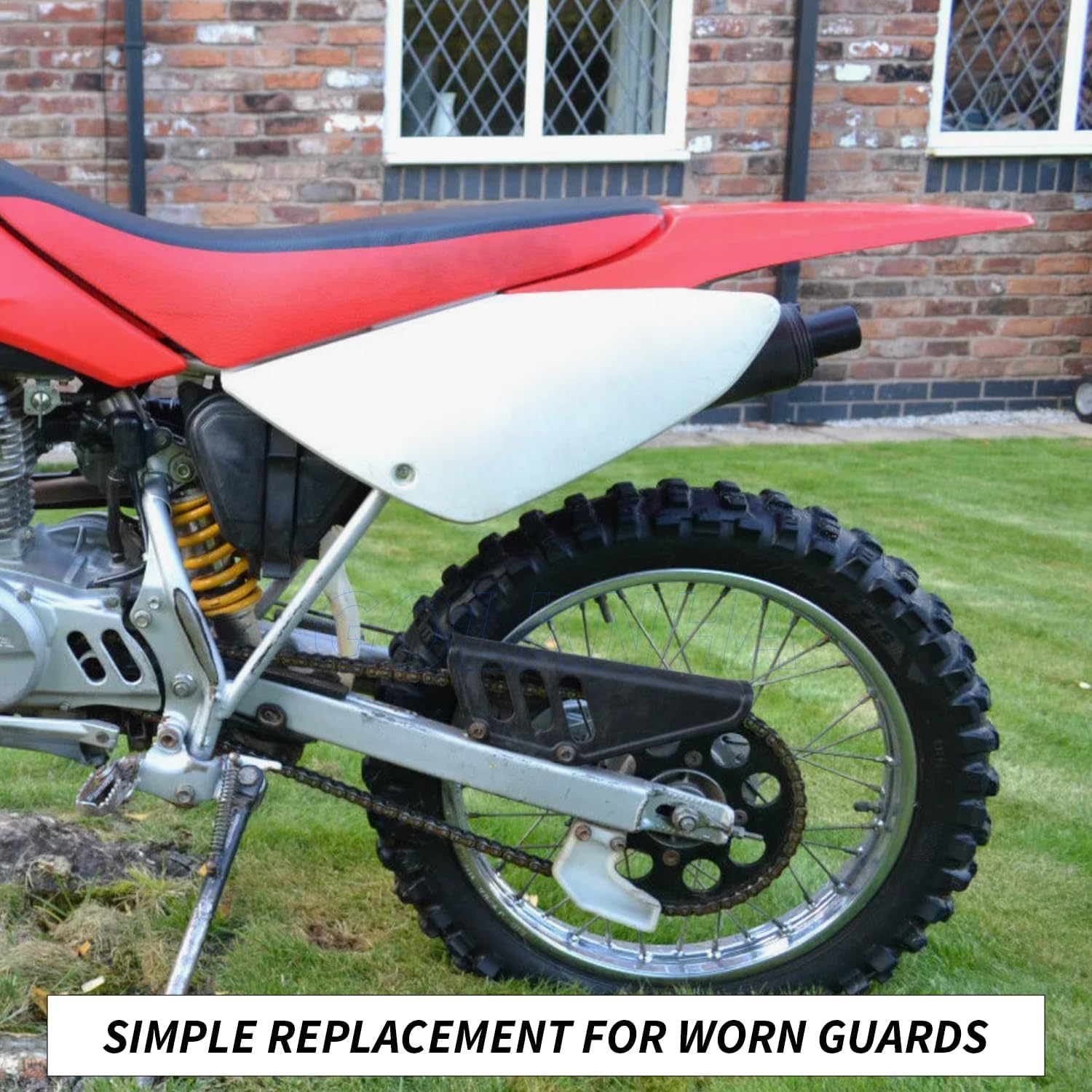 Chain Guard for CRF80F CRF100F 2004-2013, for XR80R XR100R 1988-2003 OEM# 40510-GN1-760