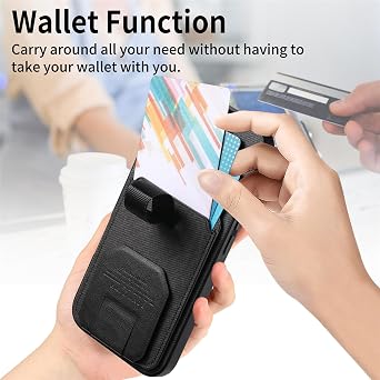 Asuwish Phone Case for Samsung Galaxy A24 4G/5G Wallet Cover with Tempered Glass Screen Protector and PU Leather Stand Credit Card Holder Slot Rugged Cell Accessories A 24 24A LTE Women Men Black