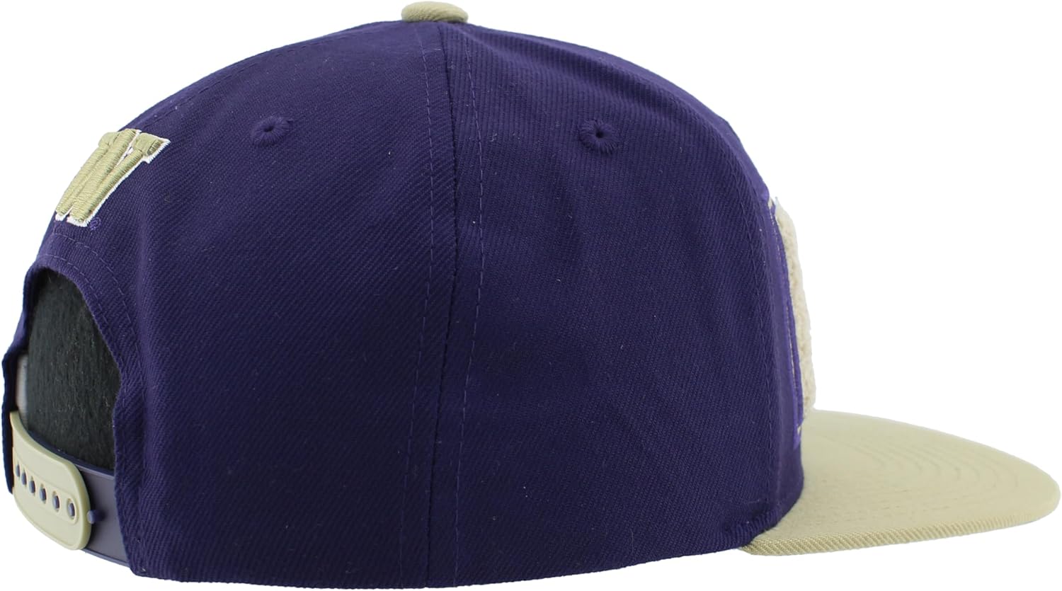 ZHATS NCAA Officially Licensed Adjustable Snapback Hat Flat Bill Z11 Retro Chenille - Image 3