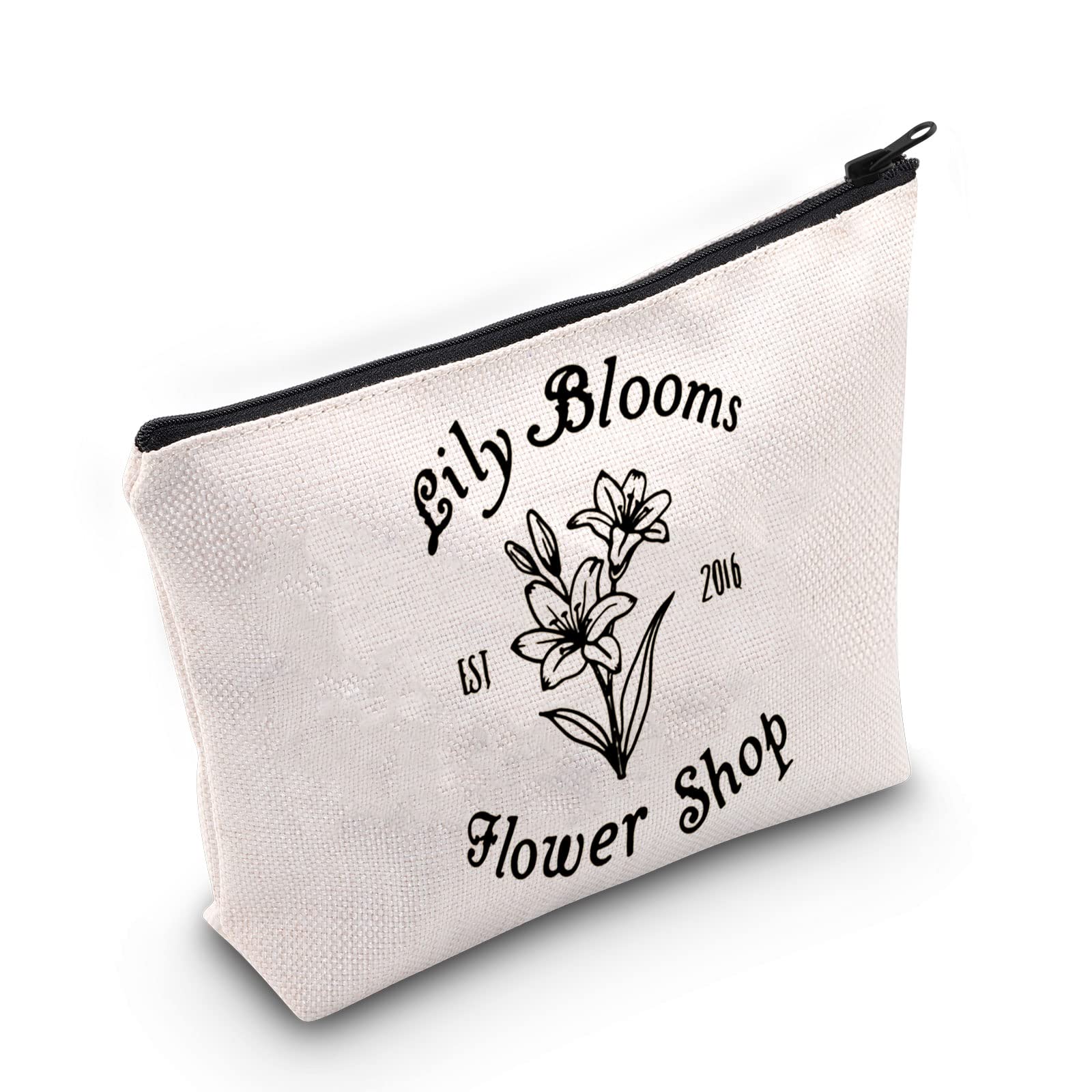 BLUPARK Novel Gift Novel Inspired Makeup Bag Gift Book Lover Gift Bookish Gift Reading Lover Gift (Flower shop CH)