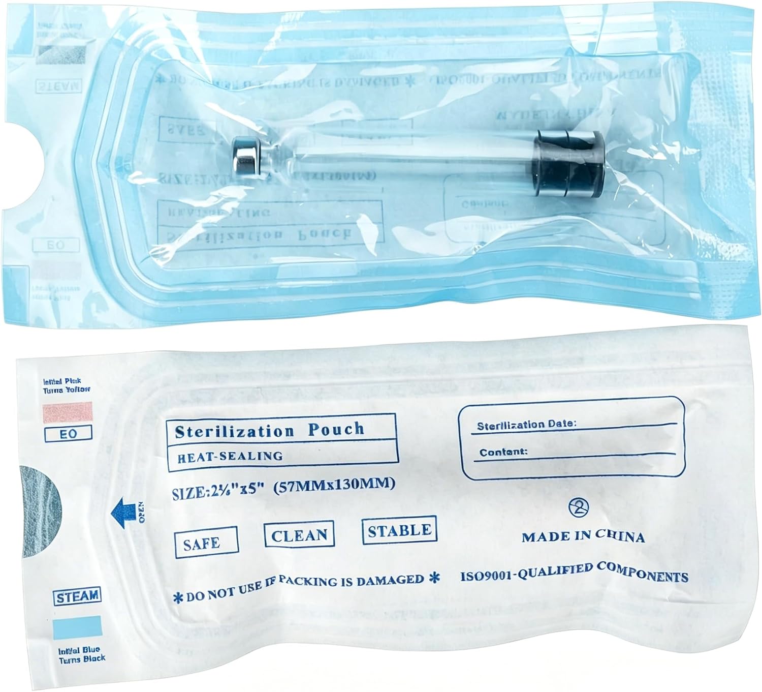 3ml Pen Cartridges for Peptide Pen, 10 Pack 3cc Empty Glass Cartridge for V1 V2 Pens Peptide, 11mm Long Stopper,Individually Wrapped