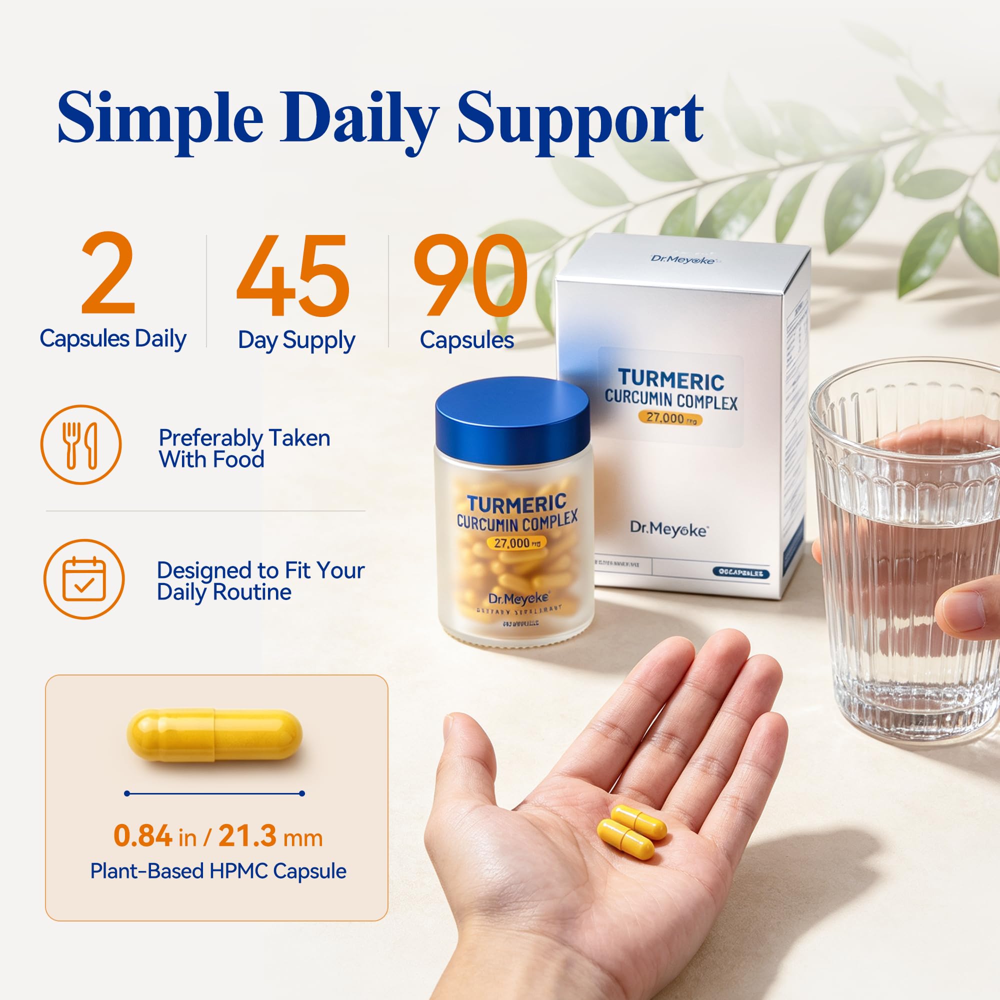 Turmeric Curcumin Supplement 600mg with Black Pepper & Ginger, 90 Caps — Amazon image 5