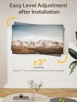 MonTEK Motion complète TV Montage pour la plupart des téléviseurs courbés plats de 23-65 pouces & Moniteurs, Tilt articulé pivotant TV Mont mural, montage mural TV Bracket Perfect Center Design Max VESA 400x400mm, jusqu'à 77lbs