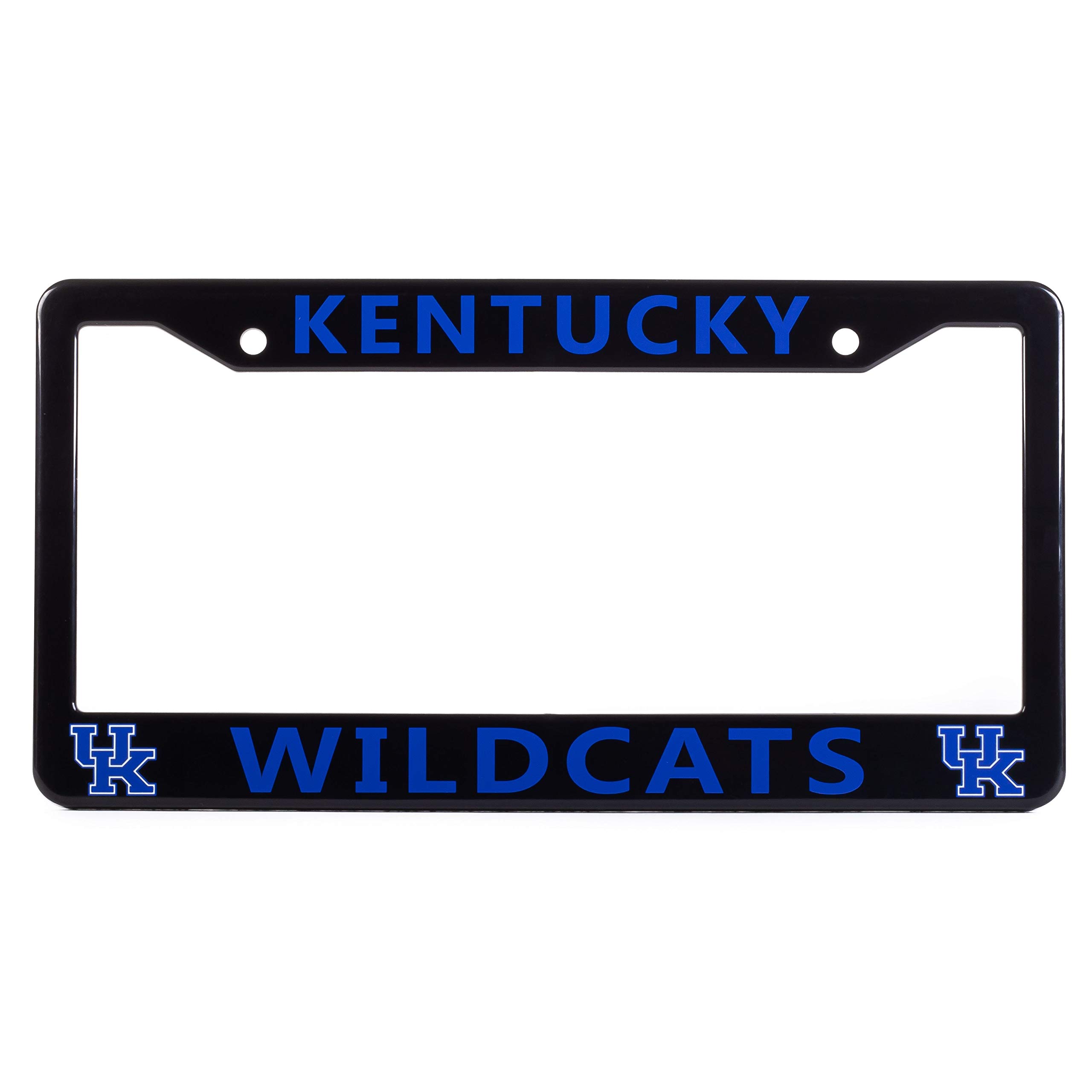 EliteAuto3K Kentucky Wildcats License Plate Frame Cover – Black – 12.25” x 6.25” - Ideal Gift for Sports Fans & Supporters – Slim Design