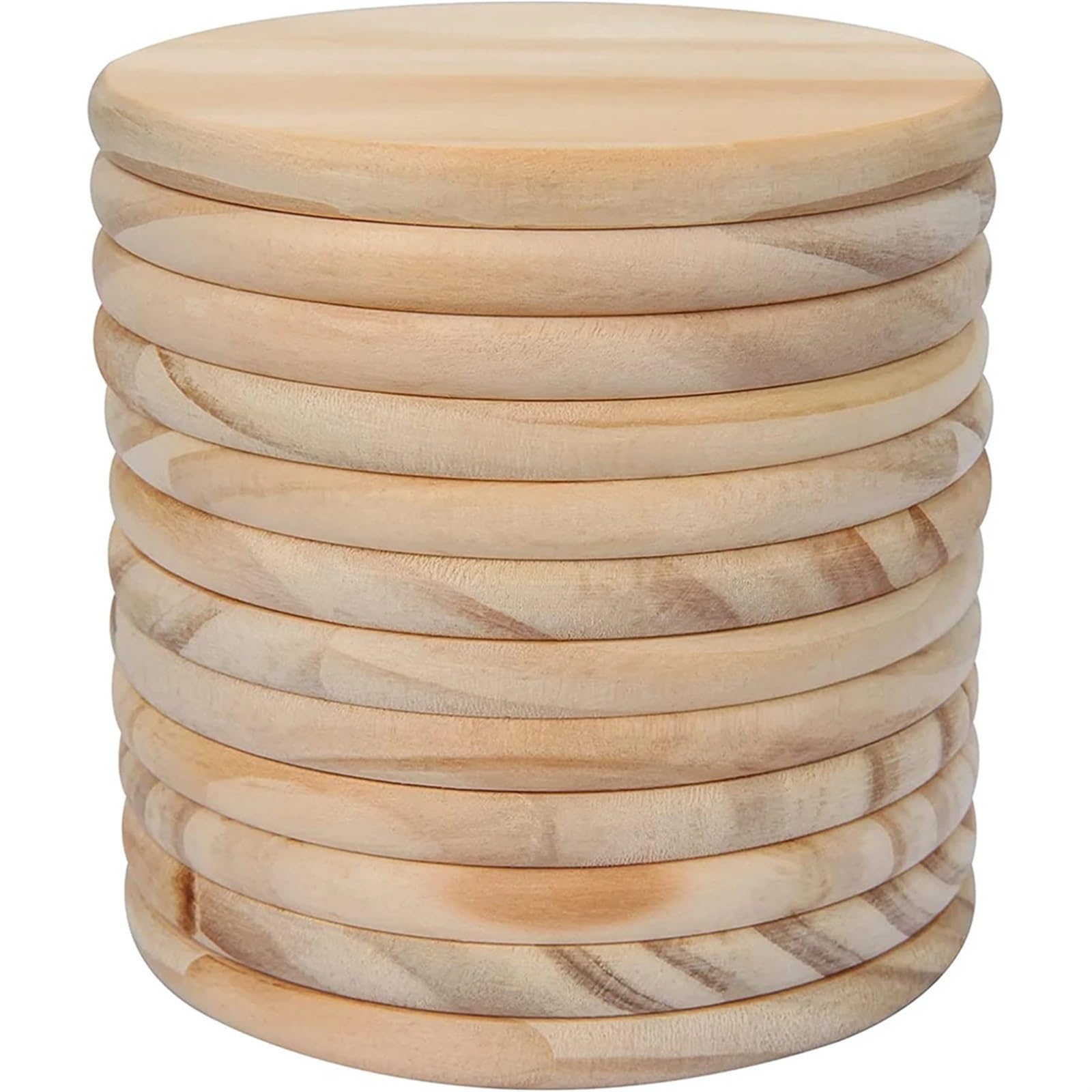 Dessous de verre en bois brut à personnaliser pour offrir un cadeau DIY