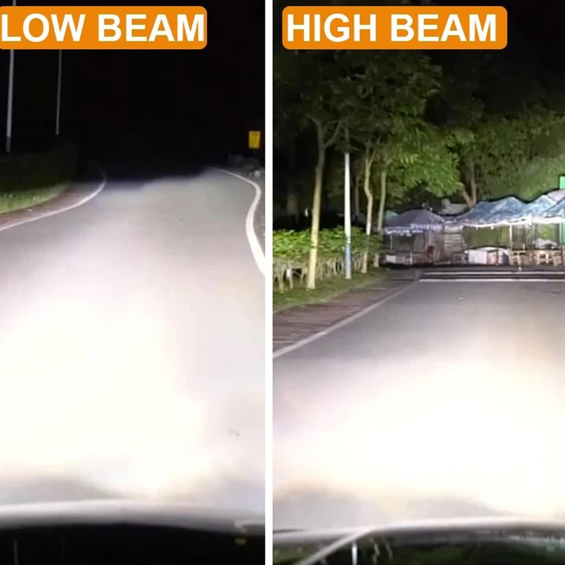 1 coppia di lampadine di ricambio per fari H7 HID Xenon, 35W 12000K Lampade per auto estremamente luminose