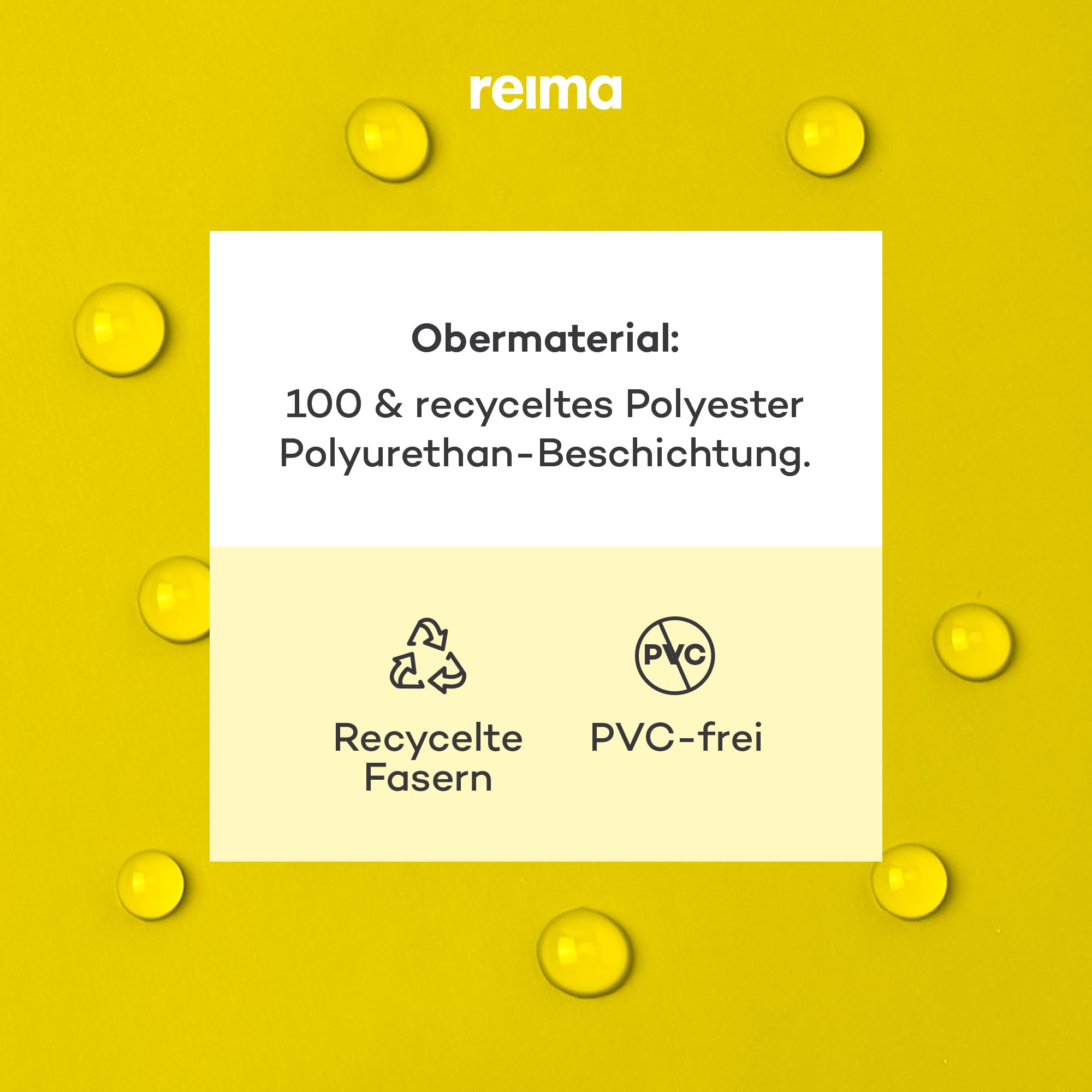 Reima Lammikko Regenhose Kinder gelb