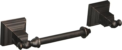 Miniatura 1 de Amerock Markham - Portarrollos de papel de doble poste giratorio  Bronce aceitado de 2 13 pulgadas de longitud